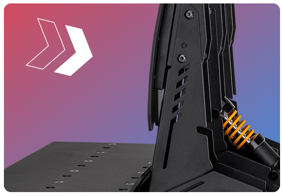 Pedal Mount for GF500 Flight Simulator Cockpit