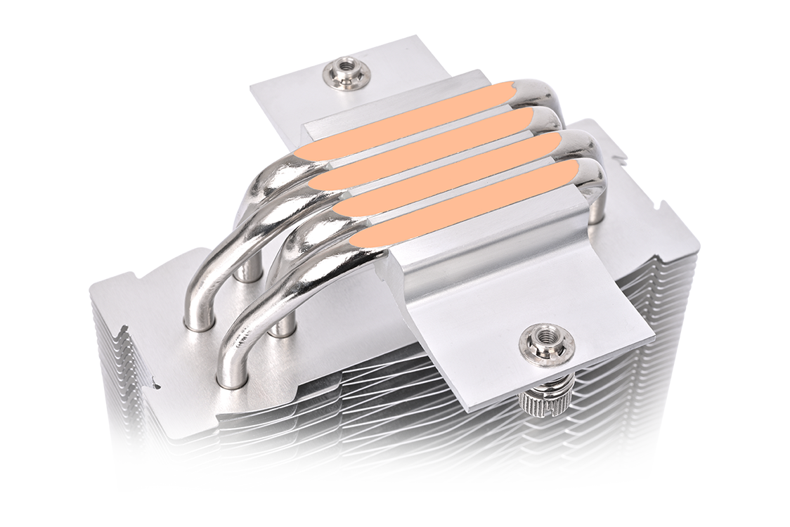 Air cooler with ARGB fan and 27 LEDs for enhanced lighting effects